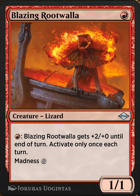 Blazing Rootwalla — art by Jokubas Uogintas