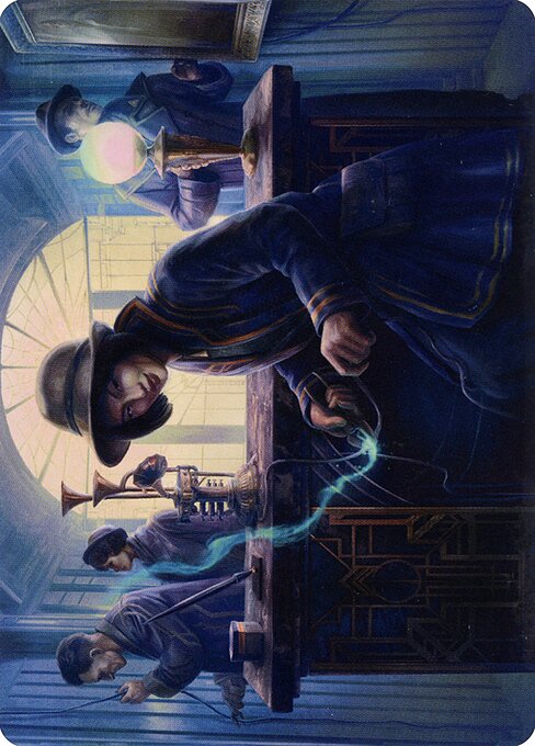 Wiretapping // Wiretapping — art by Jason A. Engle
