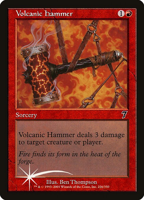 Volcanic Hammer — art by Ben Thompson