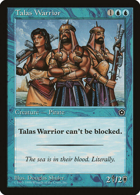 Talas Warrior — art by Douglas Shuler