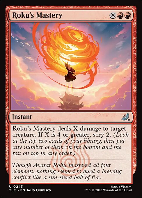 Roku's Mastery — art by Jo Cordisco