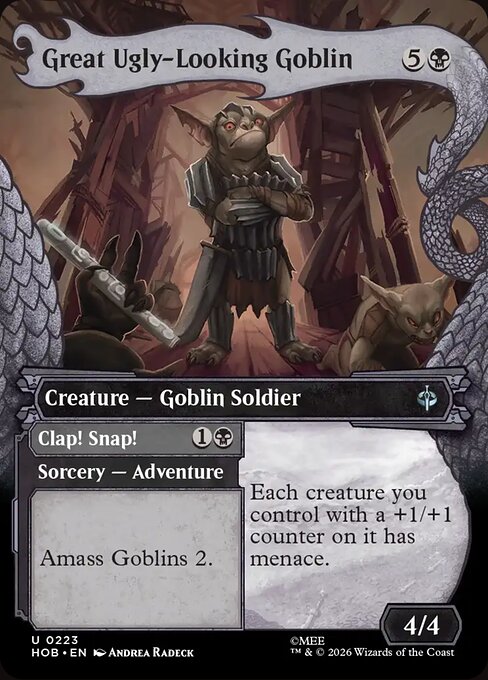 Great Ugly-Looking Goblin // Clap! Snap! — art by Andrea Radeck