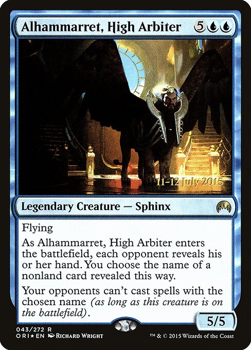 Alhammarret, High Arbiter — art by Richard Wright