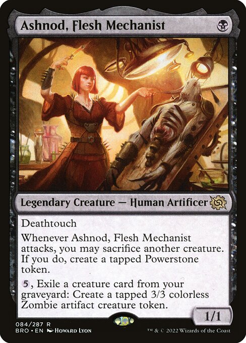 Ashnod, Flesh Mechanist — art by Howard Lyon