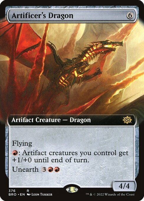 Artificer's Dragon — art by Leon Tukker