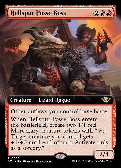 Hellspur Posse Boss — art by Artur Nakhodkin