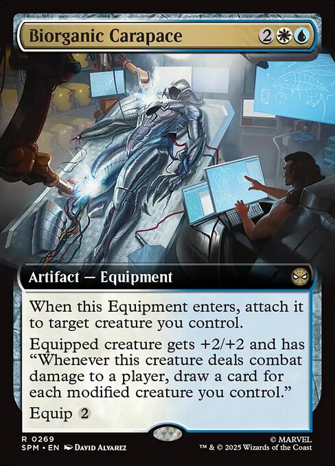 Biorganic Carapace — art by David Álvarez