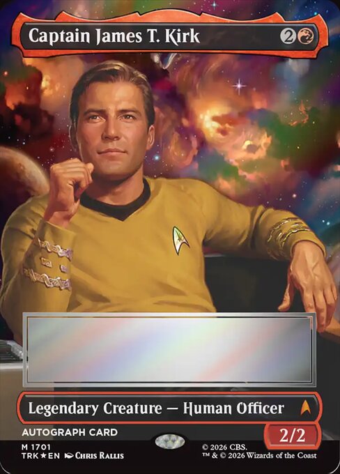 Captain James T. Kirk — art by Chris Rallis
