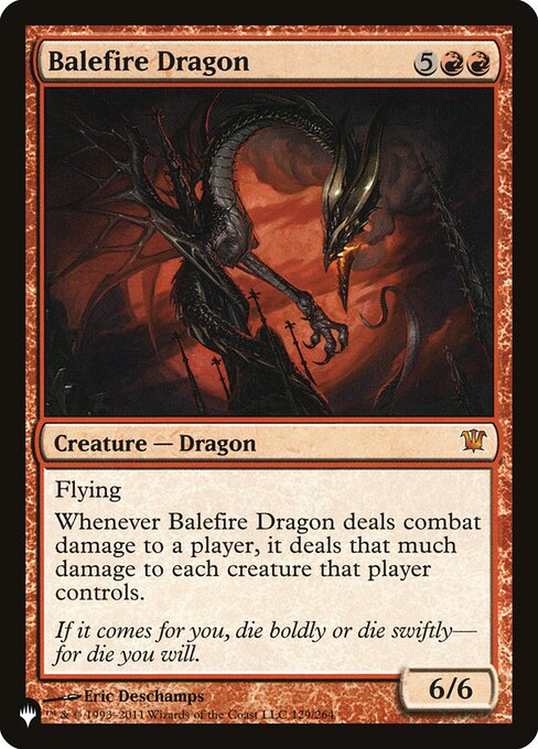 Balefire Dragon — art by Eric Deschamps
