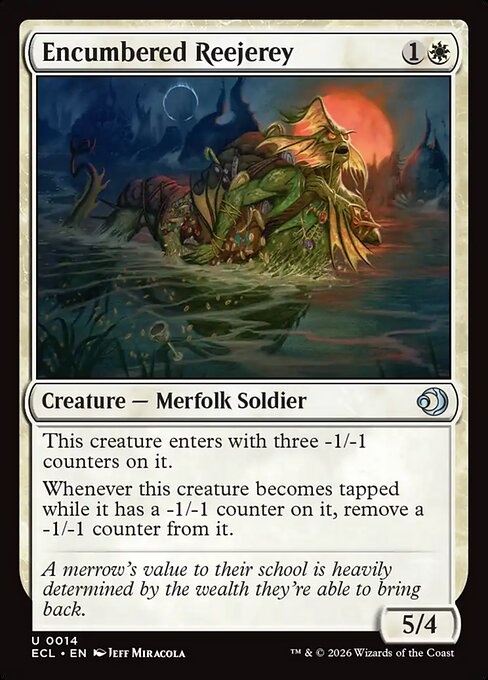 Encumbered Reejerey — art by Jeff Miracola