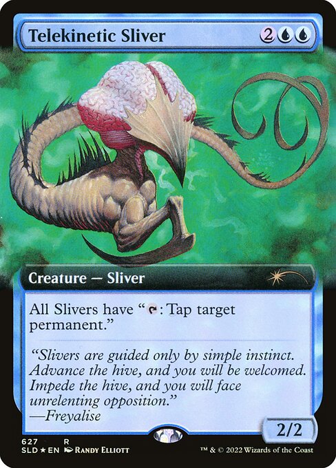 Telekinetic Sliver — art by Randy Elliott