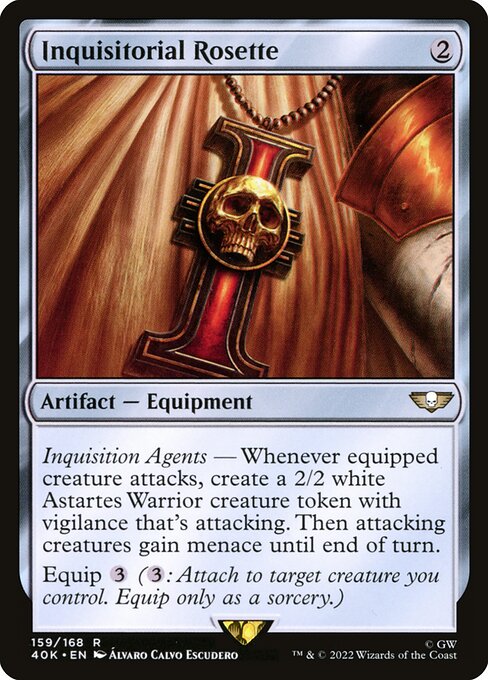 Inquisitorial Rosette — art by Álvaro Calvo Escudero