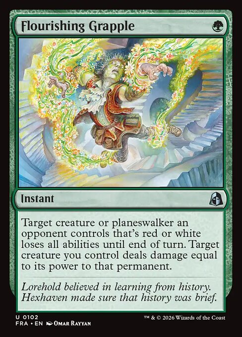 Flourishing Grapple — art by Omar Rayyan