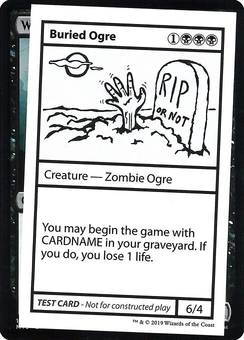 Buried Ogre — art by Dave Geyer