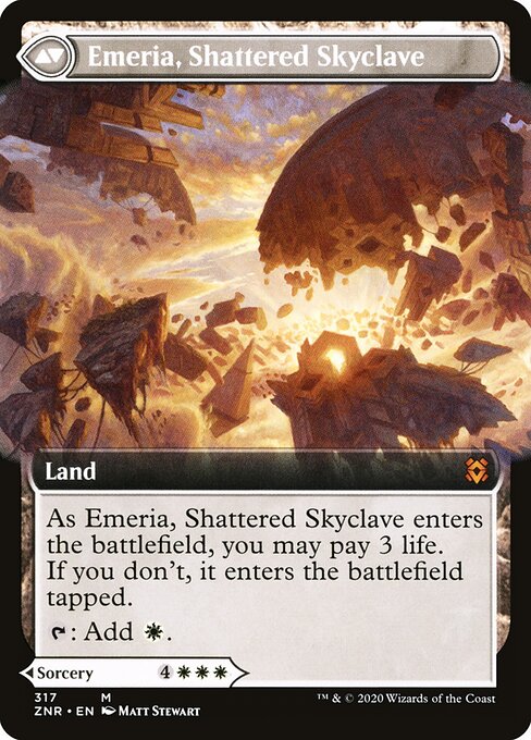 Emeria's Call // Emeria, Shattered Skyclave — art by Matt Stewart