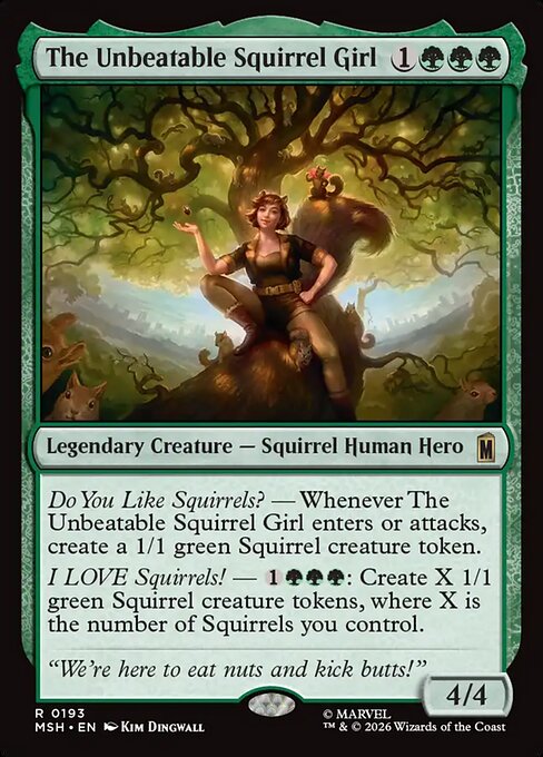 The Unbeatable Squirrel Girl — art by Kim Dingwall