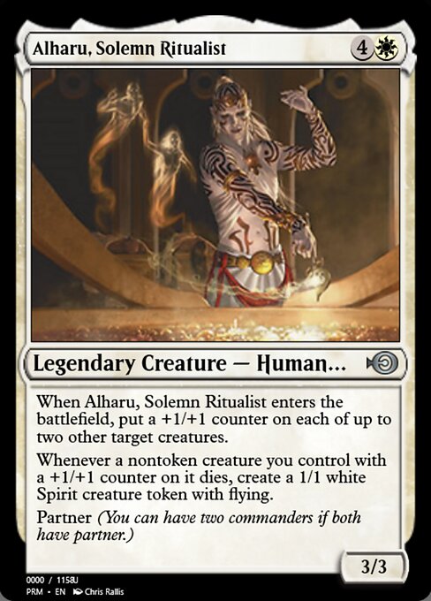 Alharu, Solemn Ritualist — art by Chris Rallis
