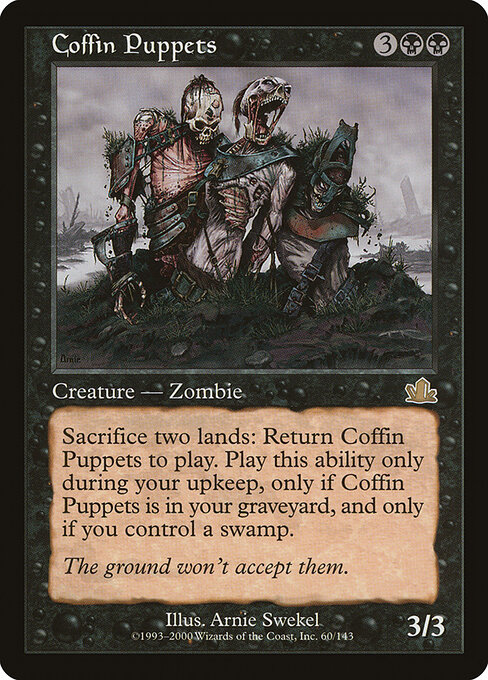 Coffin Puppets — art by Arnie Swekel
