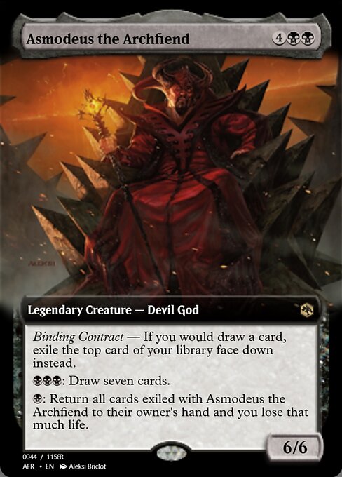 Asmodeus the Archfiend — art by Aleksi Briclot