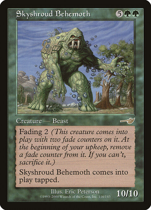 Skyshroud Behemoth — art by Eric Peterson