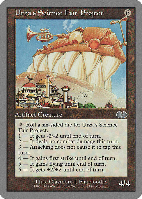 Urza's Science Fair Project — art by Claymore J. Flapdoodle