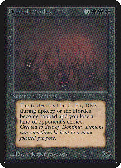 Demonic Hordes — art by Jesper Myrfors