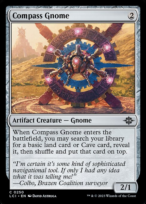 Compass Gnome — art by David Astruga