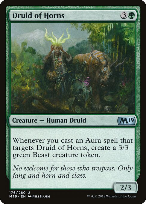 Druid of Horns — art by Nils Hamm
