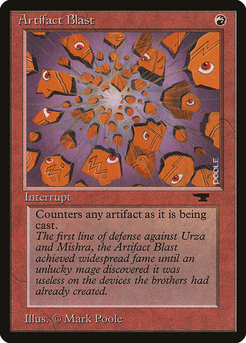 Artifact Blast — art by Mark Poole