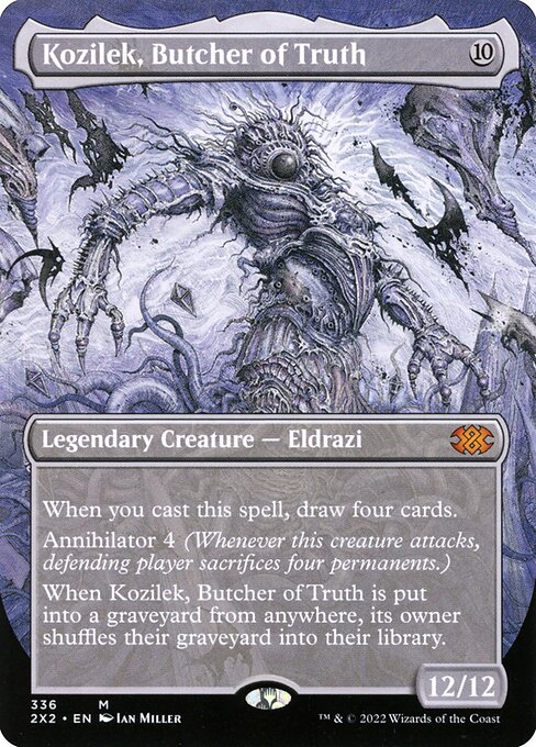 Kozilek, Butcher of Truth — art by Ian Miller