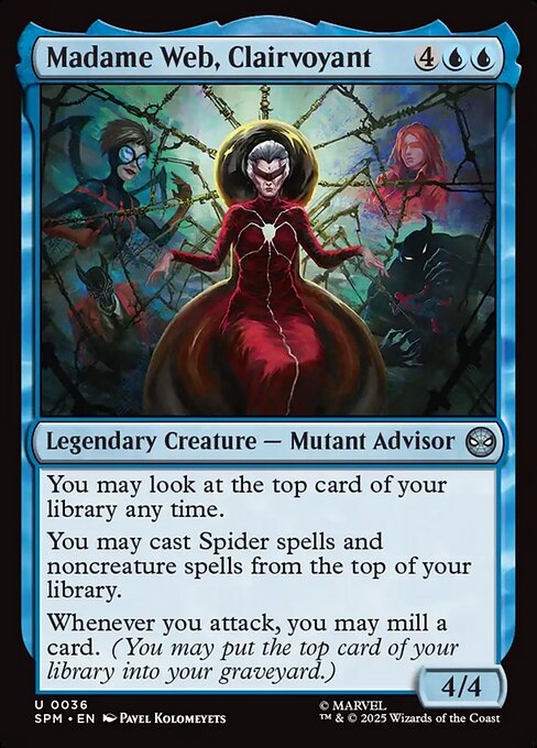 Madame Web, Clairvoyant — art by Pavel Kolomeyets