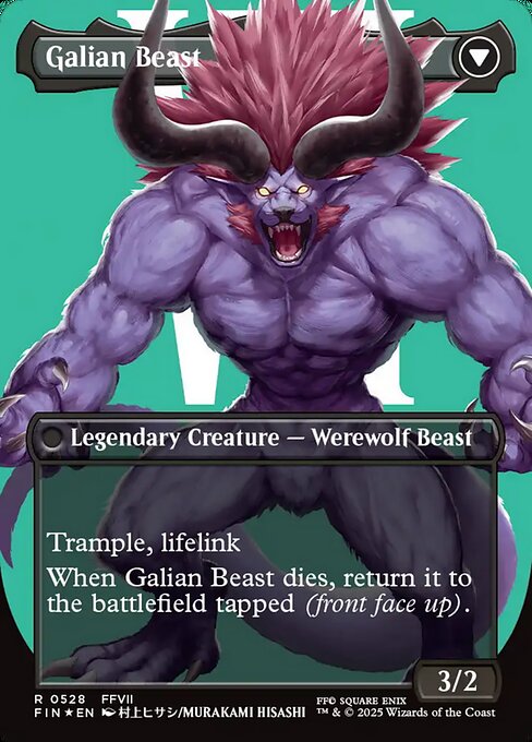 Vincent Valentine // Galian Beast — art by Murakami Hisashi