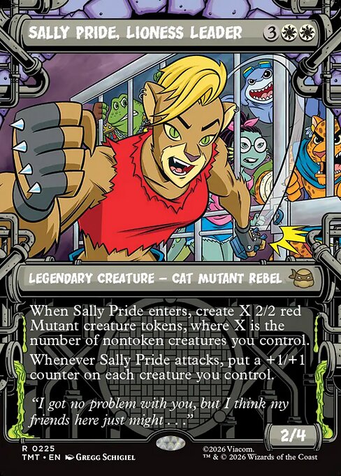 Sally Pride, Lioness Leader — art by Gregg Schigiel