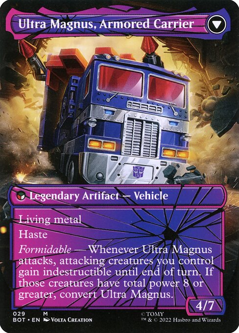 Ultra Magnus, Tactician // Ultra Magnus, Armored Carrier — art by Volta Creation