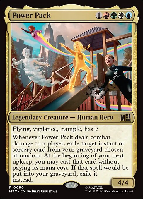 Power Pack — art by Billy Christian