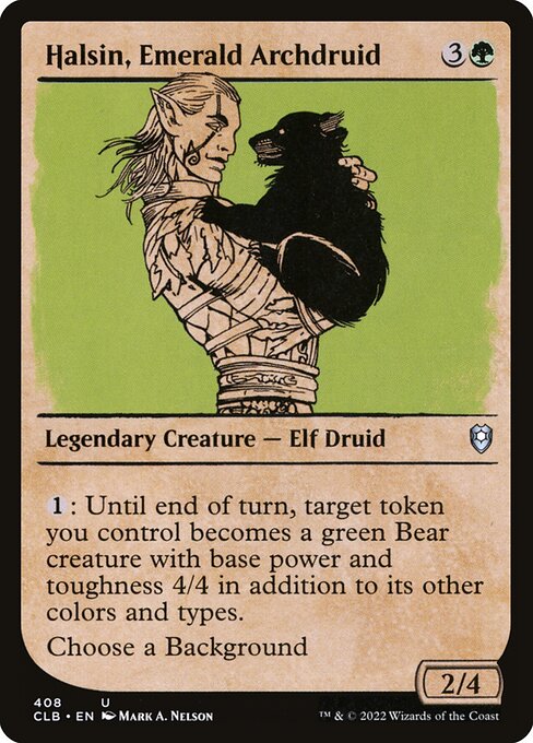 Halsin, Emerald Archdruid — art by Mark A. Nelson
