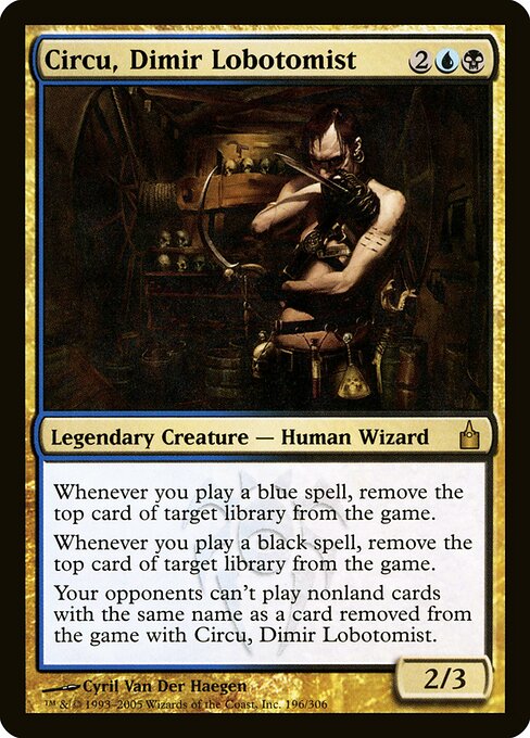 Circu, Dimir Lobotomist — art by Cyril Van Der Haegen