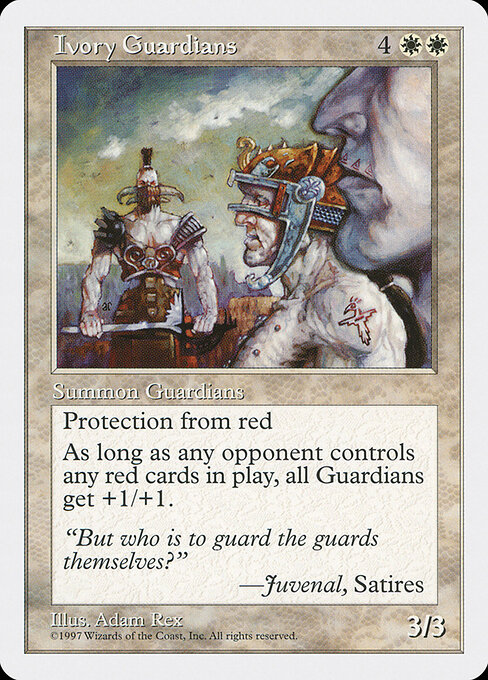 Ivory Guardians — art by Adam Rex