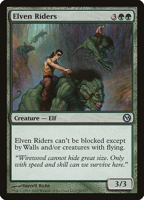 Elven Riders — art by Darrell Riche