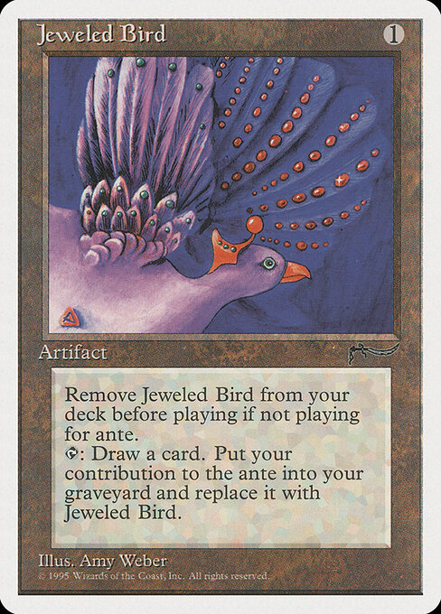 Jeweled Bird — art by Amy Weber