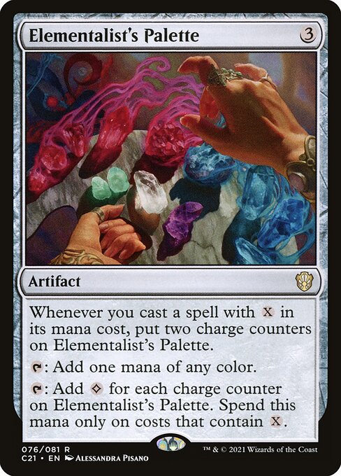 Elementalist's Palette — art by Alessandra Pisano