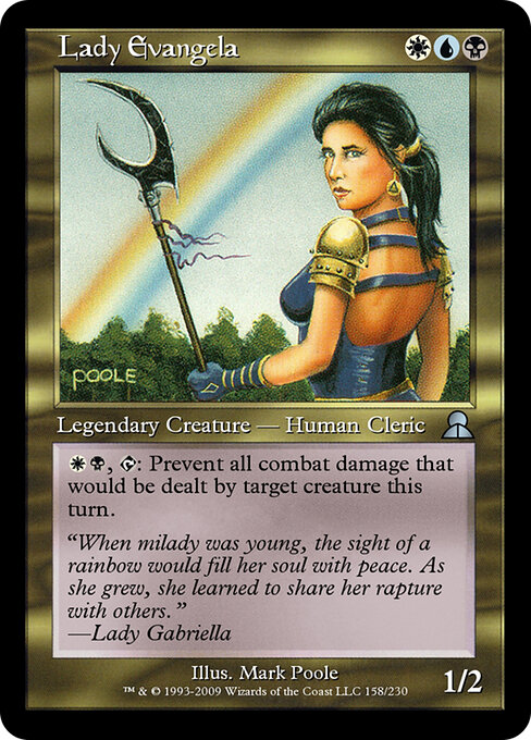 Lady Evangela — art by Mark Poole