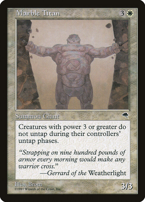 Marble Titan — art by Brom