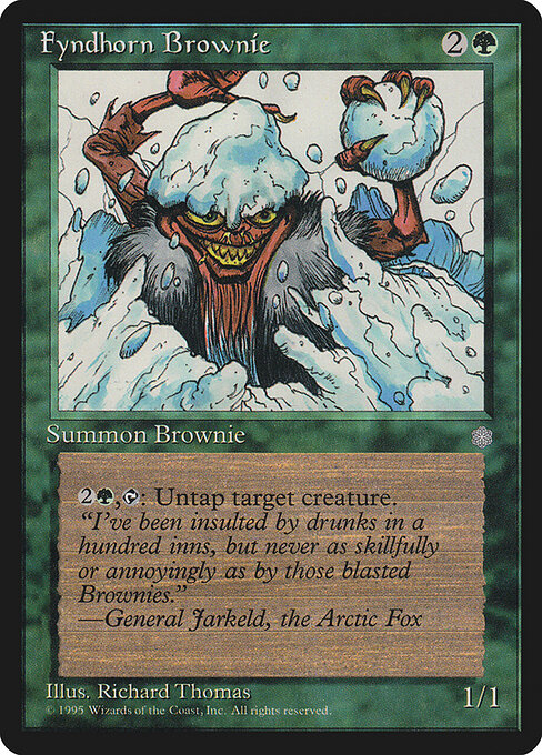Fyndhorn Brownie — art by Richard Thomas