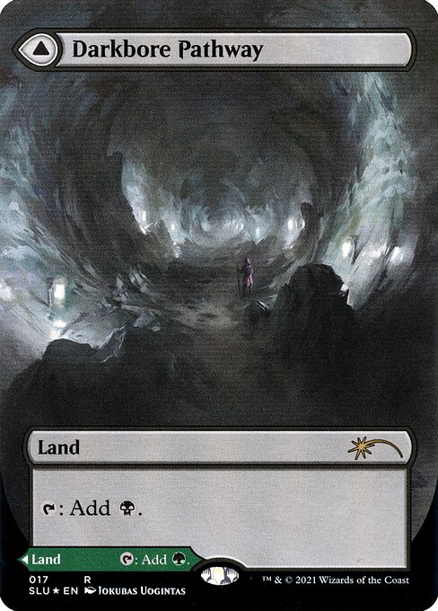 Darkbore Pathway // Slitherbore Pathway — art by Jokubas Uogintas
