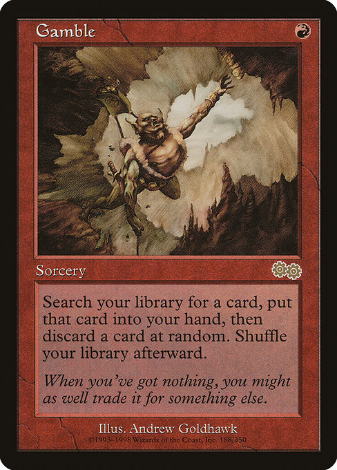 Gamble — art by Andrew Goldhawk