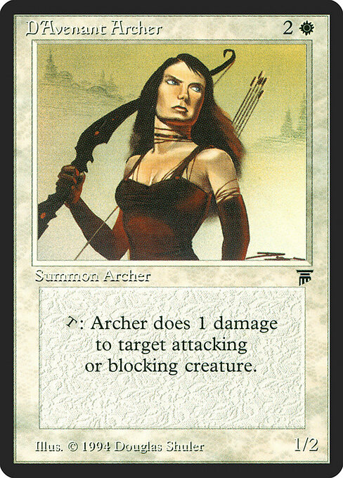 D'Avenant Archer — art by Douglas Shuler