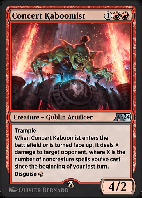 Concert Kaboomist — art by Olivier Bernard