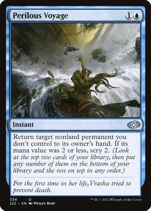 Perilous Voyage — art by Wesley Burt
