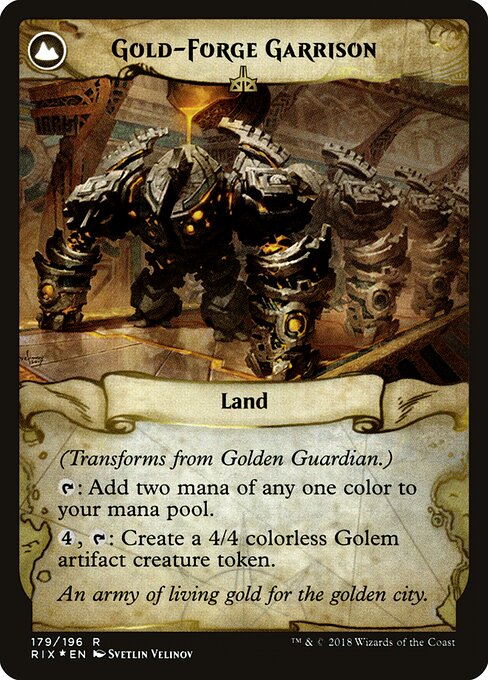 Golden Guardian // Gold-Forge Garrison — art by Svetlin Velinov